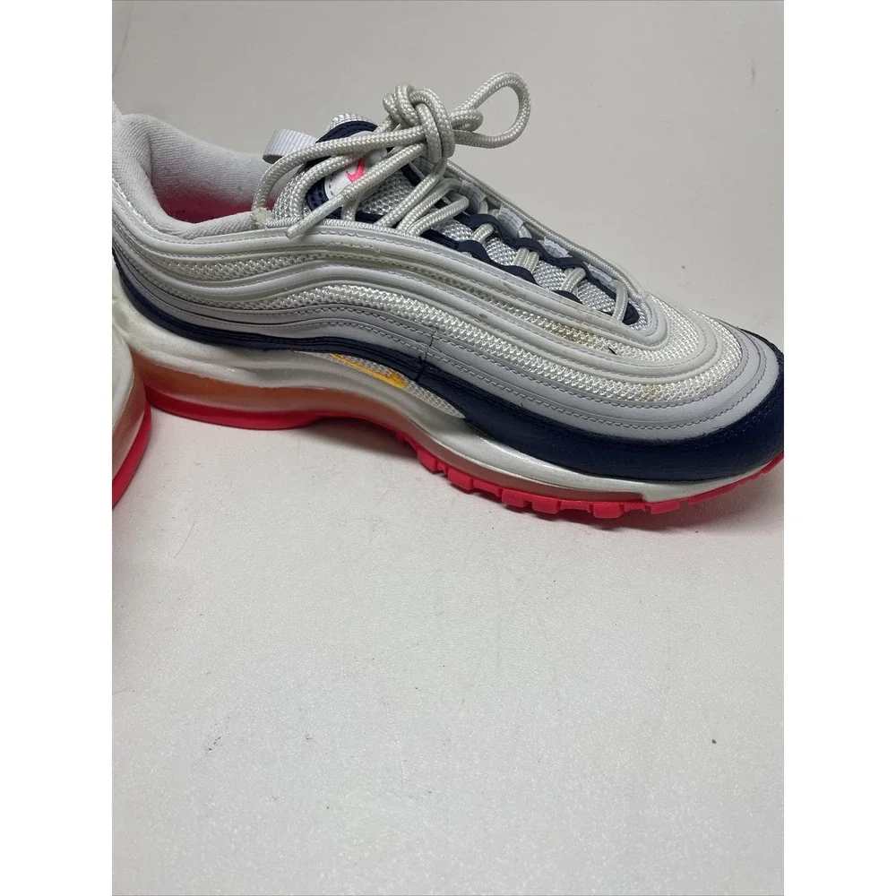 Nike Air Max 97 Pure Platinum Laser Orange Women's 7.5 [921733-015]‎